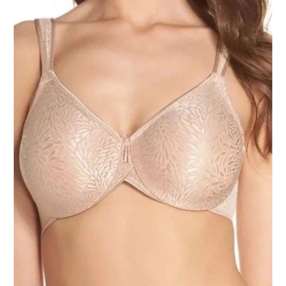 Wacoal 855367 Jacquard Underwire Bra Toast New Size 36DDD